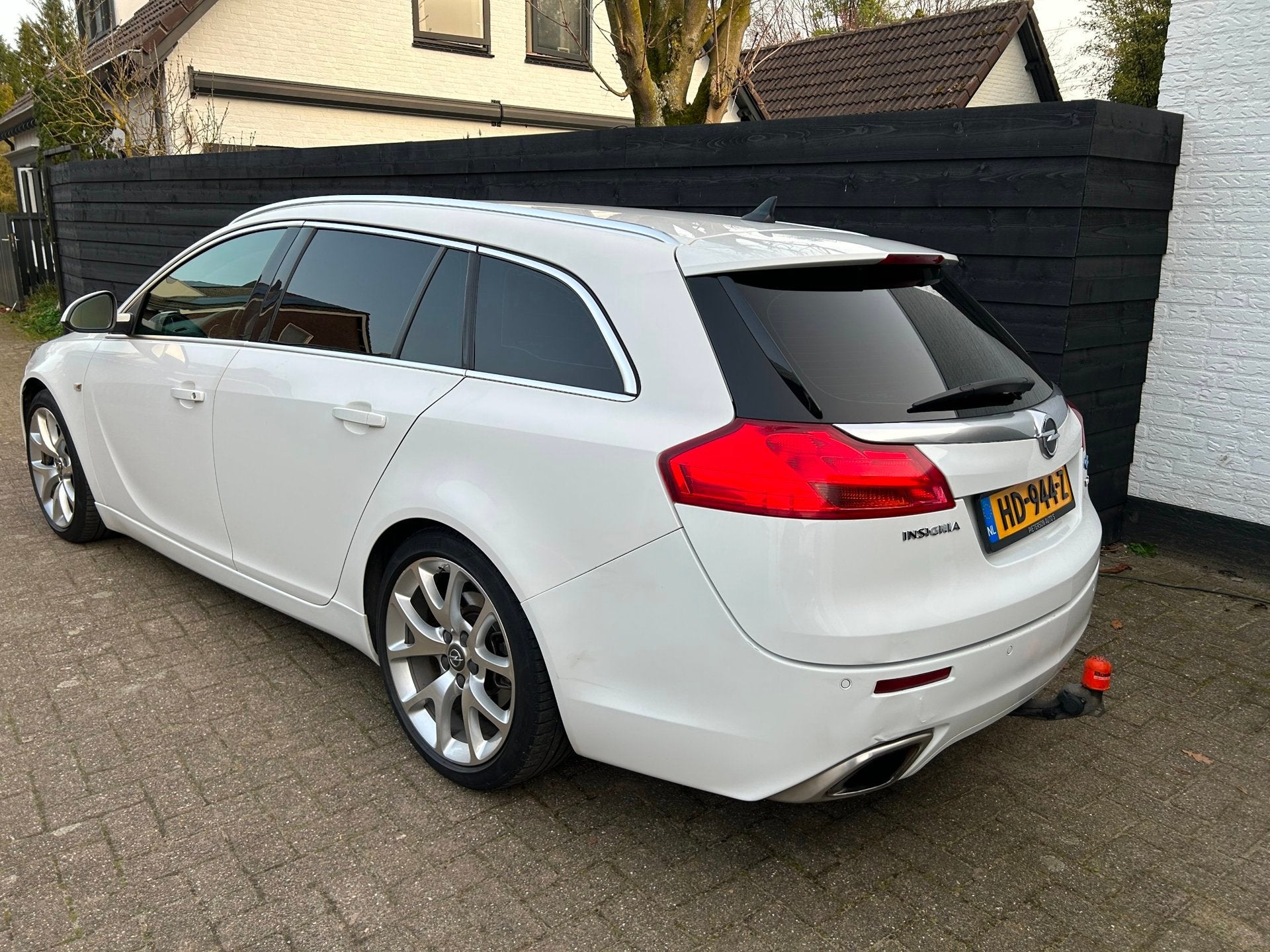 Opel Insignia Sports Tourer 2.8 T OPC 4x4, Recaro, Leder, Automaat, Euro 5, Gebruikt, Zwart