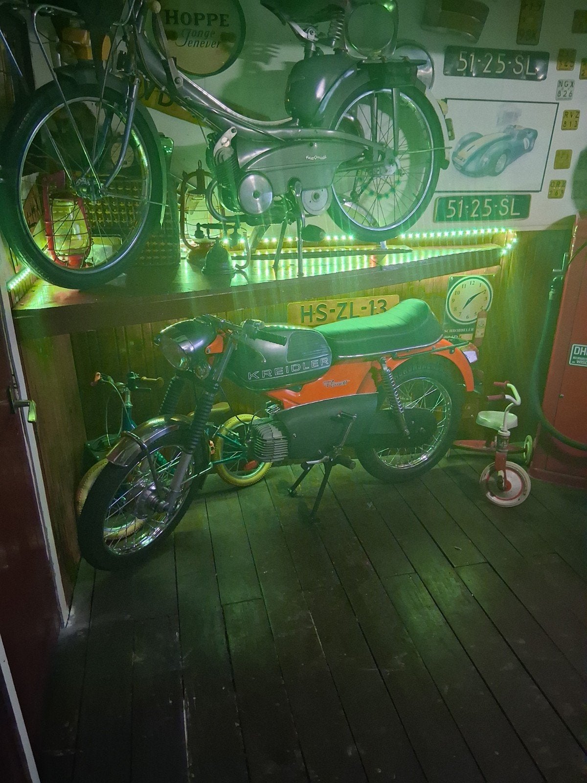 Kreidler Florett 1975 -  3 bak/Veel nieuwe onderdelen!, Ophalen, Gebruikt, Maximaal 45 km/u, Overige modellen