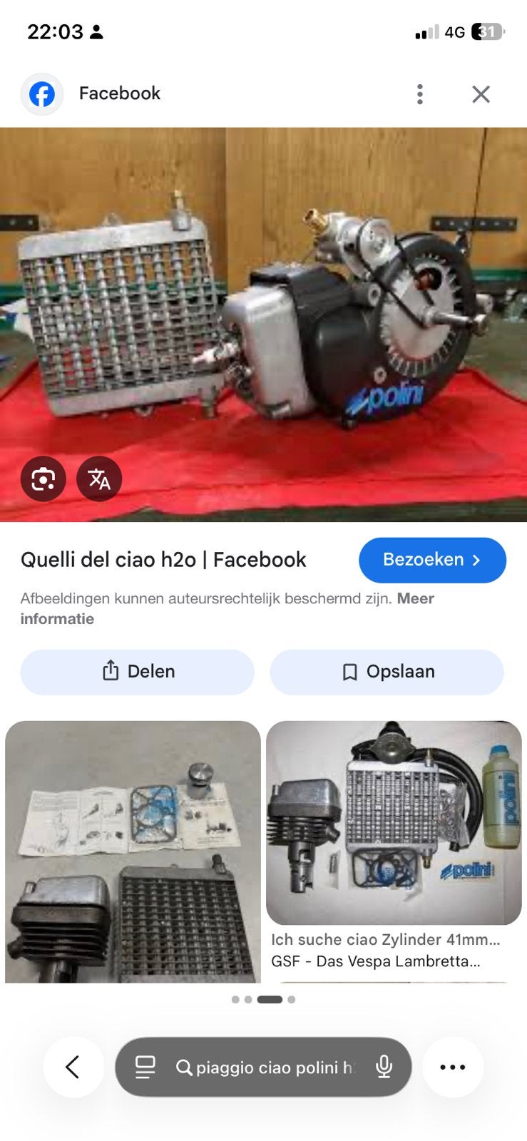 GEZOCHT polini h2o, Ophalen of Verzenden, Tweetakt, Overige modellen