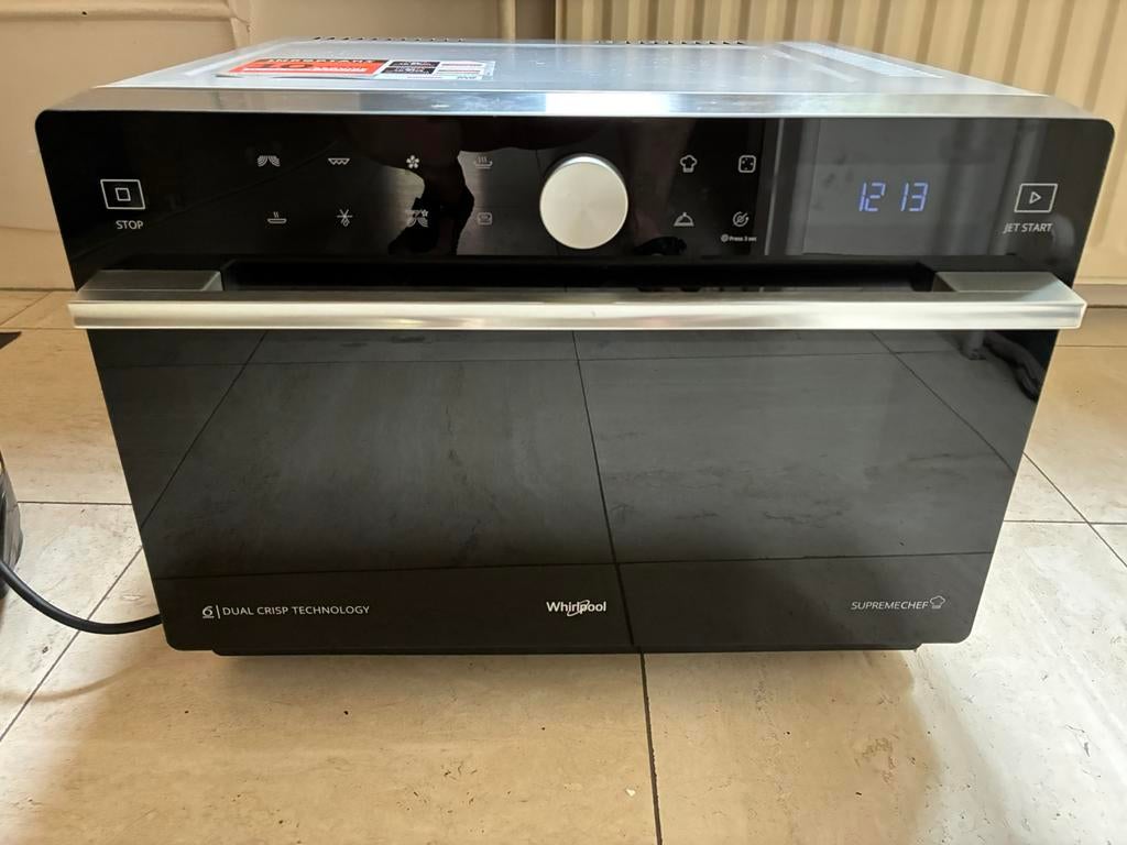 Whirlpool MWSC 9133 SB combimagnetron (vrijstaand), Ophalen of Verzenden, Zo goed als nieuw