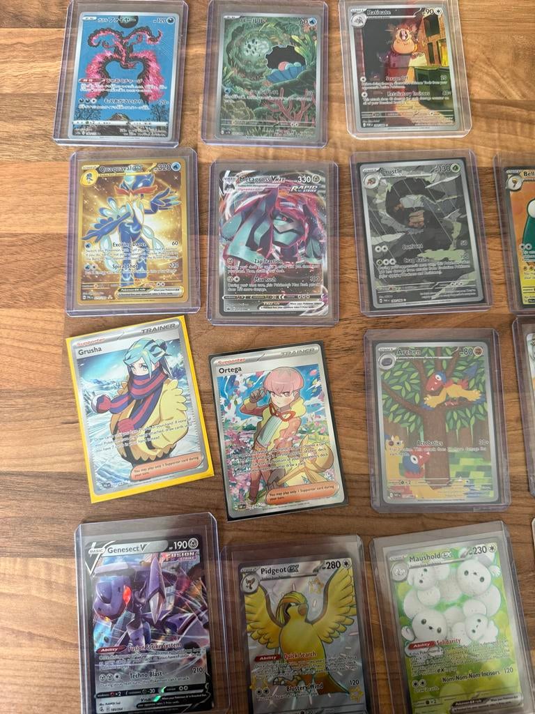 Pokémon kaarten collectie -Engels, Japans en Chinees, Ophalen of Verzenden, Gebruikt, Meerdere kaarten, Foil
