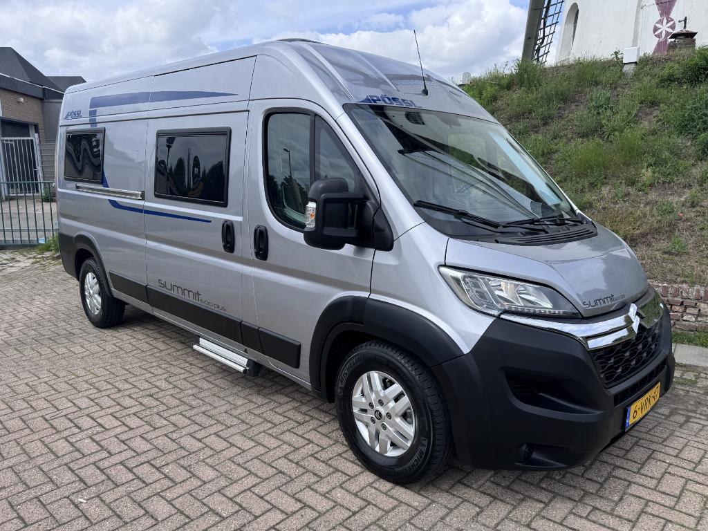 Pössl Summit 600 Plus - 1ste Eig. - 2020 - 165 pk - Trekhaak, Buscamper of Camperbus, Pössl, Bedrijf, Tot en met 3