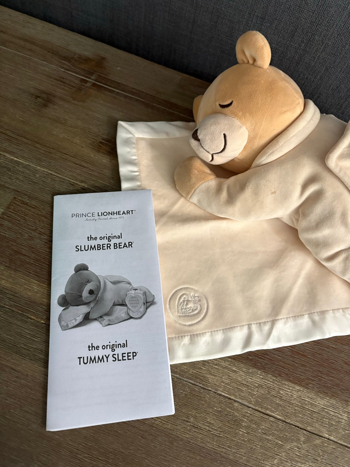 Prince Lionheart Slumber Bear - Originele Tummy Sleep, Ophalen of Verzenden, Zo goed als nieuw, Overige typen, Met geluid