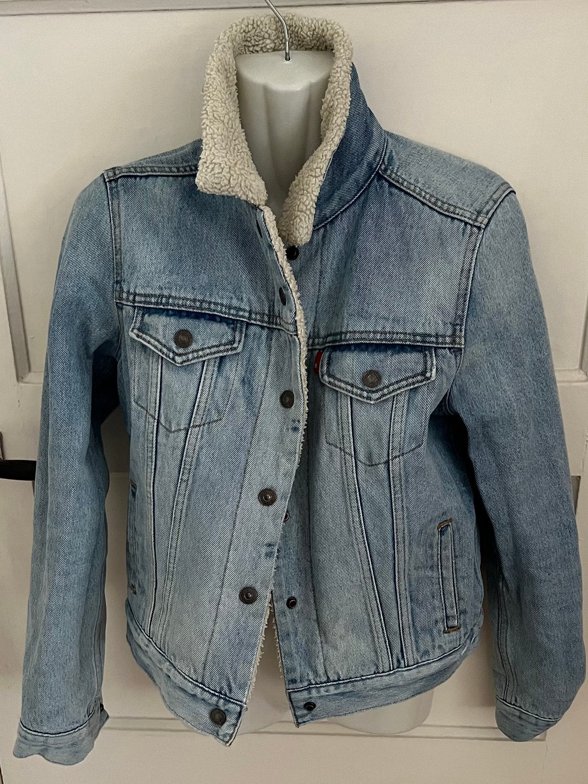 Levi’s Denim Jack maat XS/176, Ophalen of Verzenden, Gebruikt, Jongen of Meisje, Jas