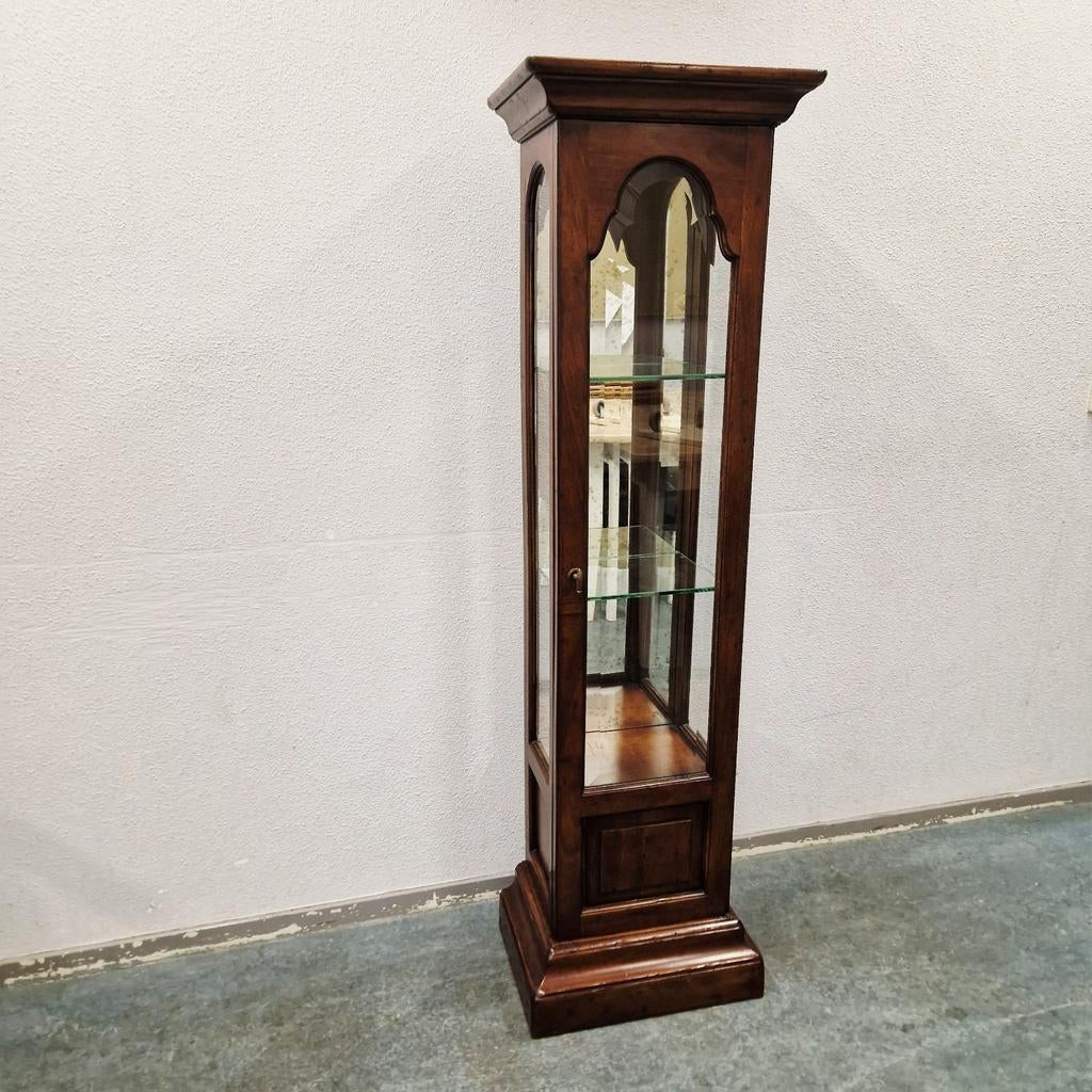 Vintage klassieke vitrinekast Molon antieke stijl italiaans, Aaldertgeertsstraat 43 Olst, Glas, Kolibri vintage, Ophalen of Verzenden