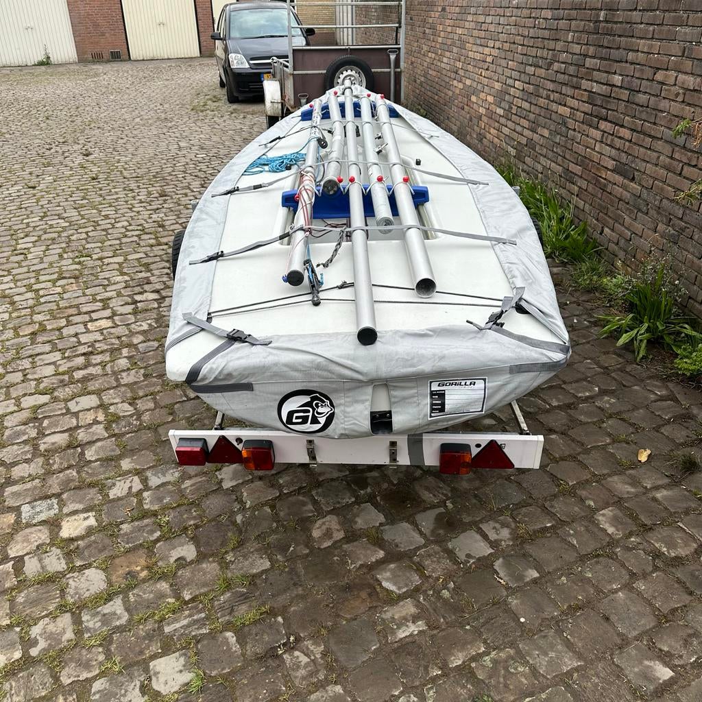 Laser 205214 – Compleet, modern en direct vaarklaar, Watersport en Boten, Open zeilboten, Zo goed als nieuw, Laser, Laser, Polyester