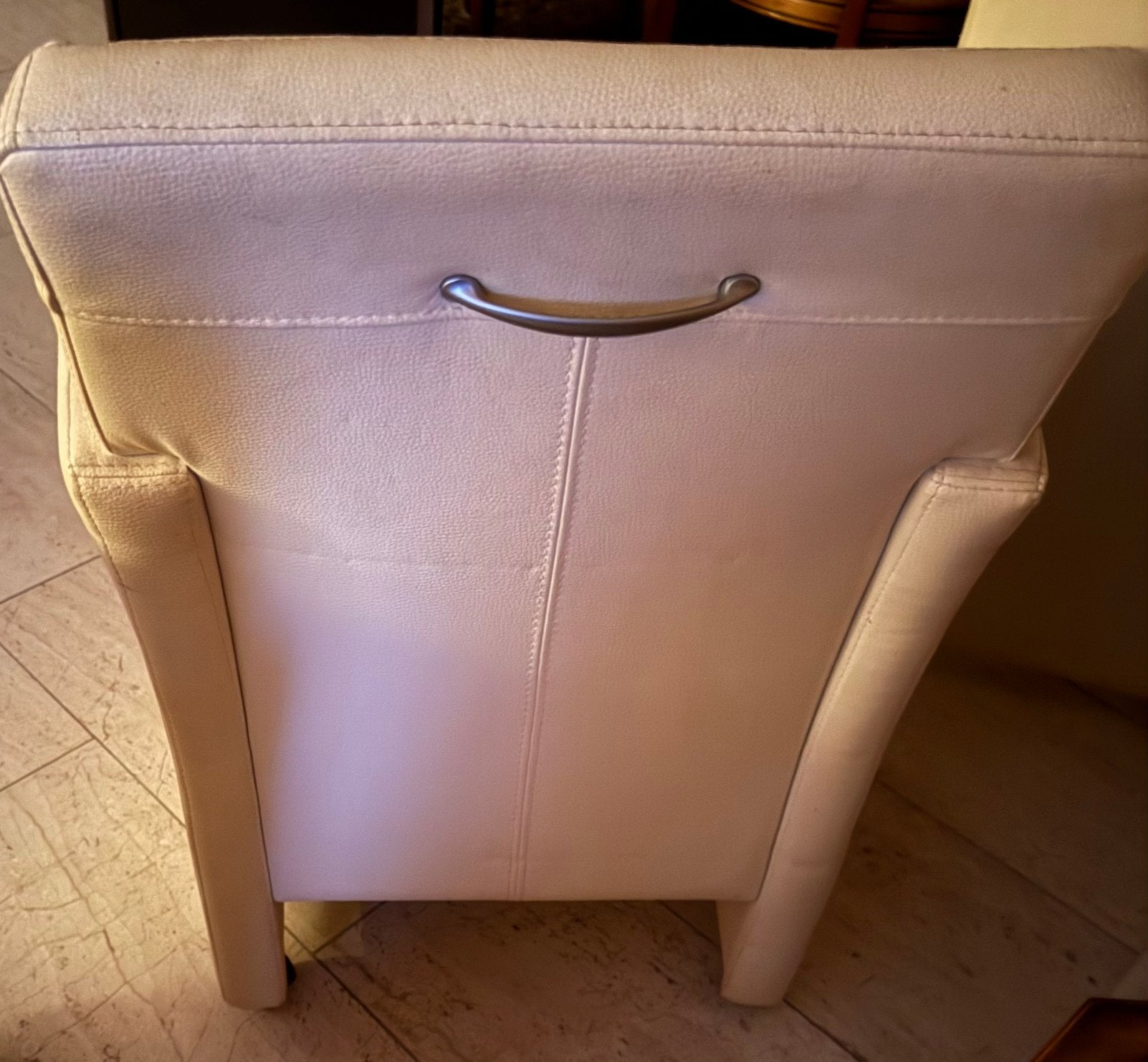 Eetkamerstoelen, gebroken wit, op wielen, Ophalen, Gebruikt, Wit, Vijf, Zes of meer stoelen