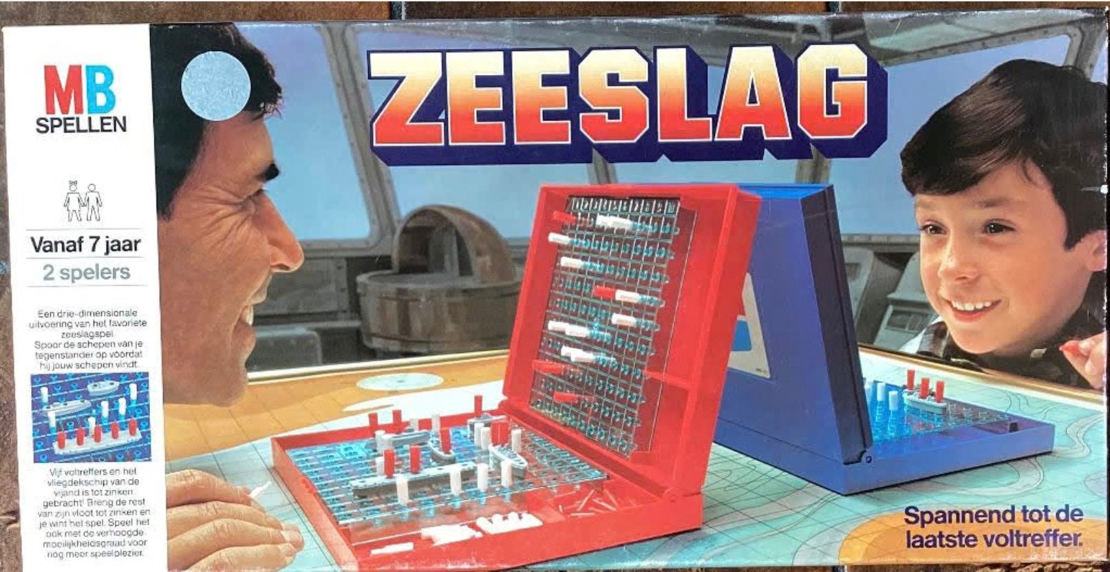 MB Vintage Zeeslag uit 1983, Ophalen of Verzenden, Zo goed als nieuw