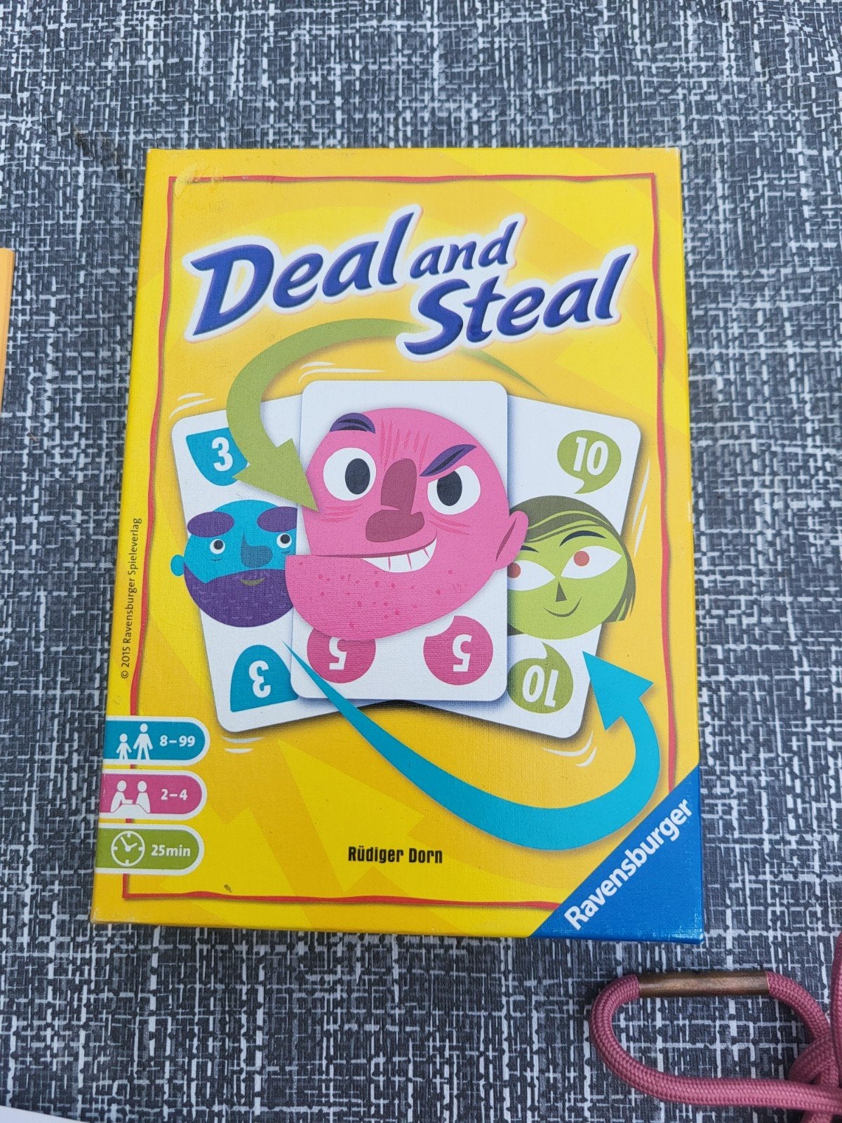 Deal and Steal kaartspel, Drie of vier spelers, Ophalen of Verzenden, Gebruikt, Ravensburger