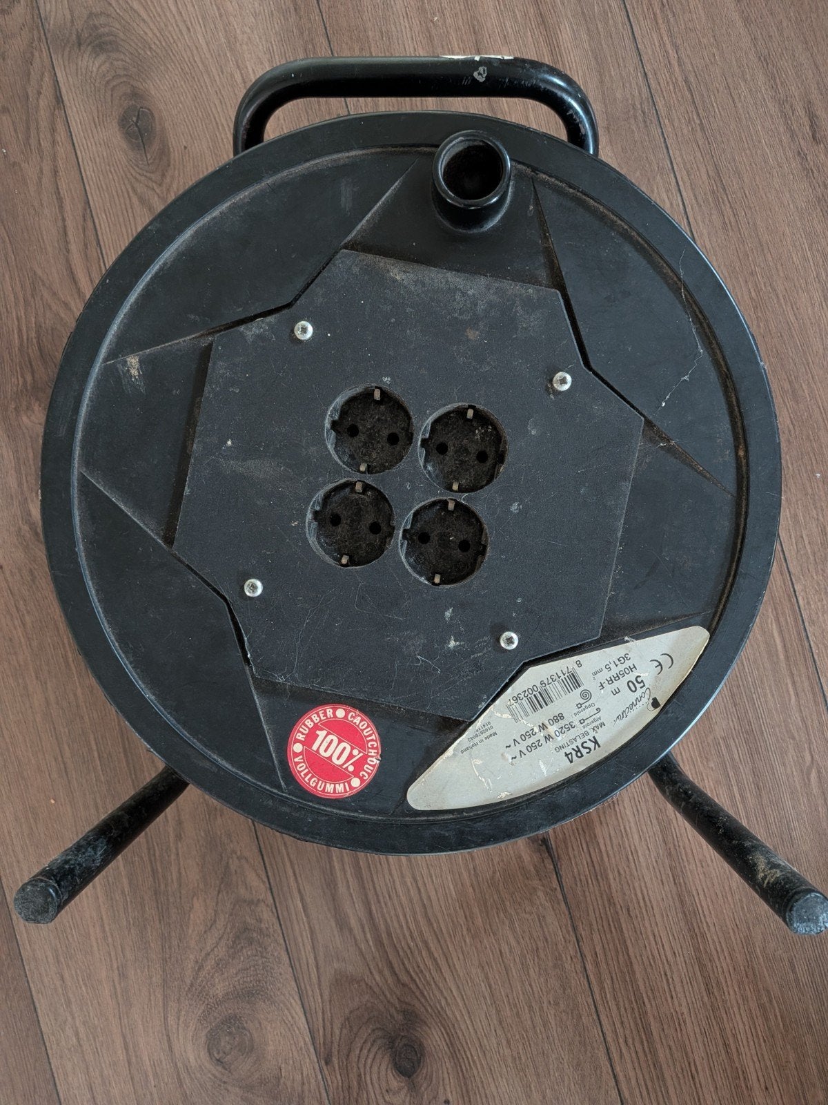 Connectra KSR4 Kabelhaspel 50m - Gebruikt, Ophalen of Verzenden, Gebruikt, Overige merken, Kabelhaspel