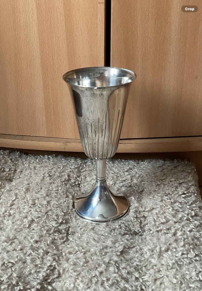 Zilveren beker, Ophalen of Verzenden, Zilver