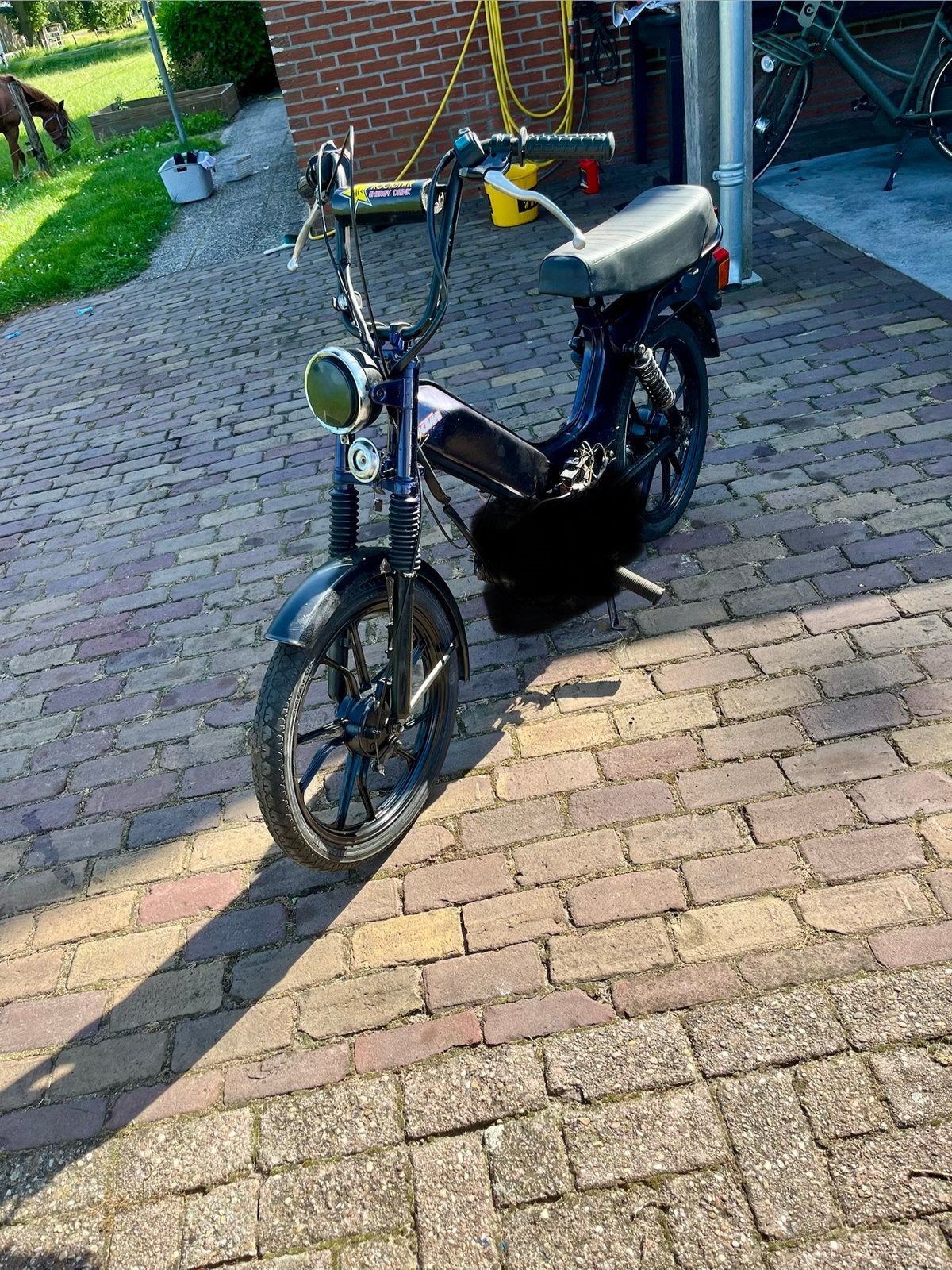 Tomos frame paars met stickers, Ophalen, Zo goed als nieuw, Standard