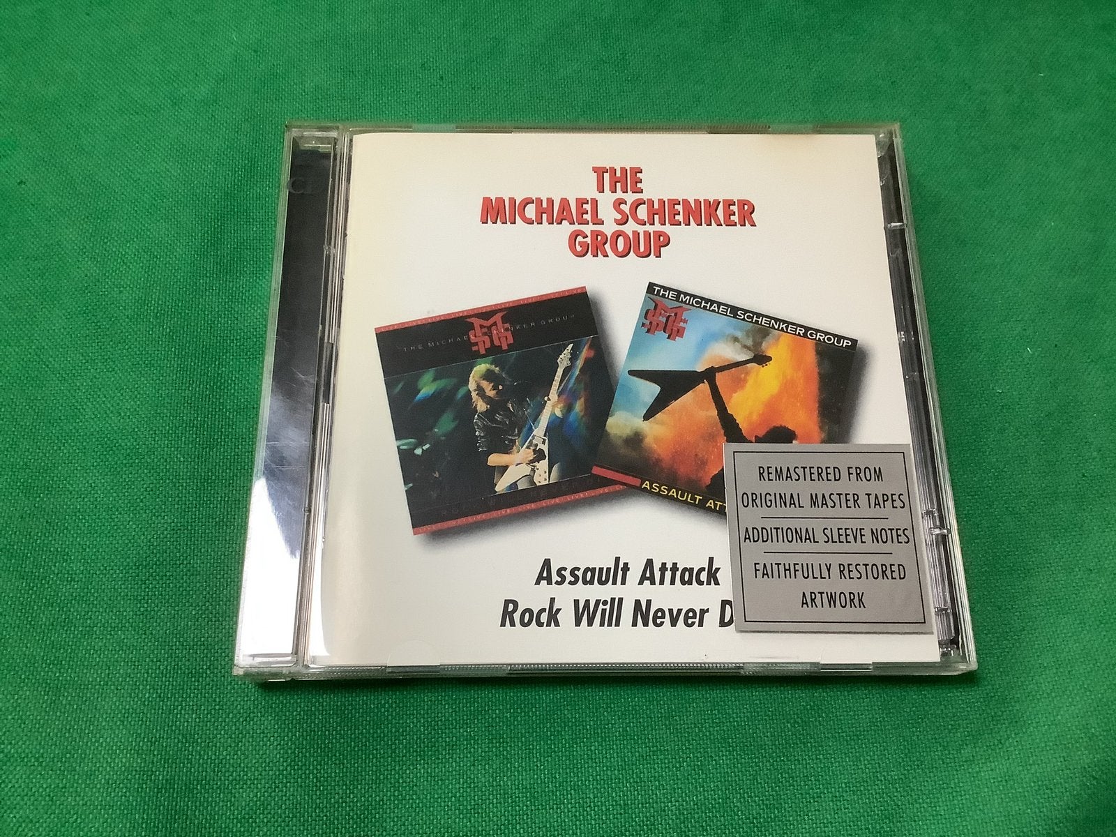 Michael Schenker-Assault/Rock Will Never Die cd (UK), Ophalen of Verzenden, Zo goed als nieuw