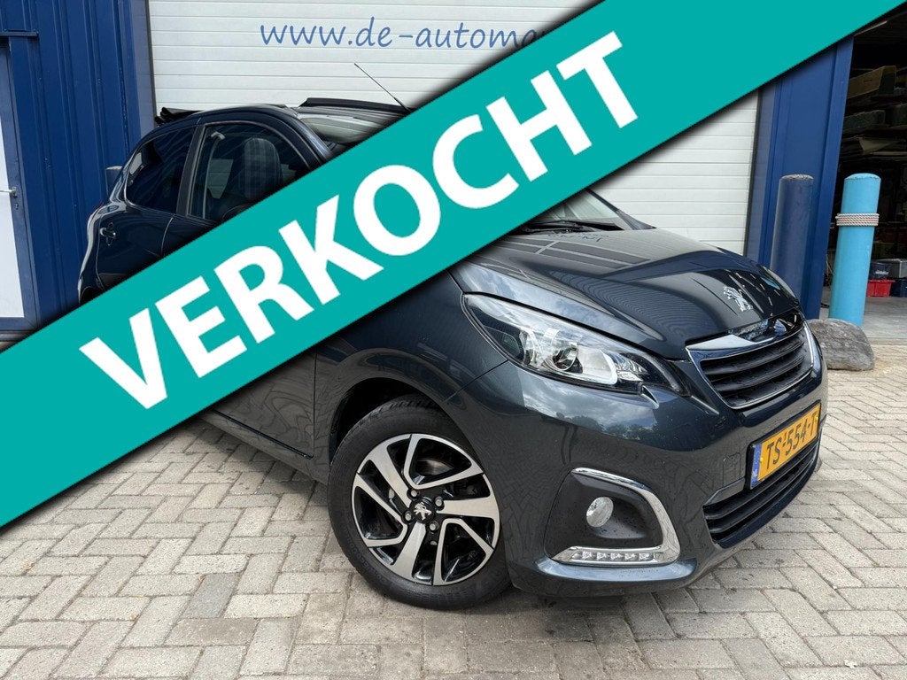 Peugeot 108 1.0 e-VTi Allure TOP! AUTOMAAT 5-drs / AIRCO / N, Stof, Gebruikt, Euro 6, 4 stoelen