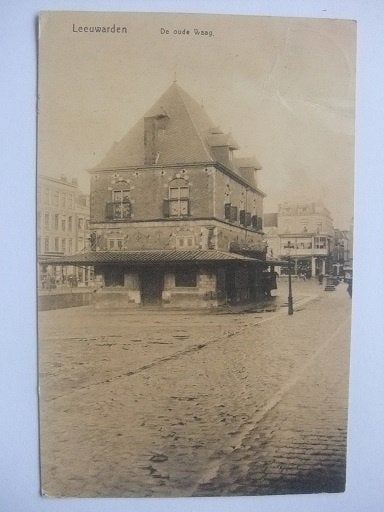 P333 Leeuwarden - De oude Waag - 1913, Verzenden, Voor 1920, Gelopen, Friesland