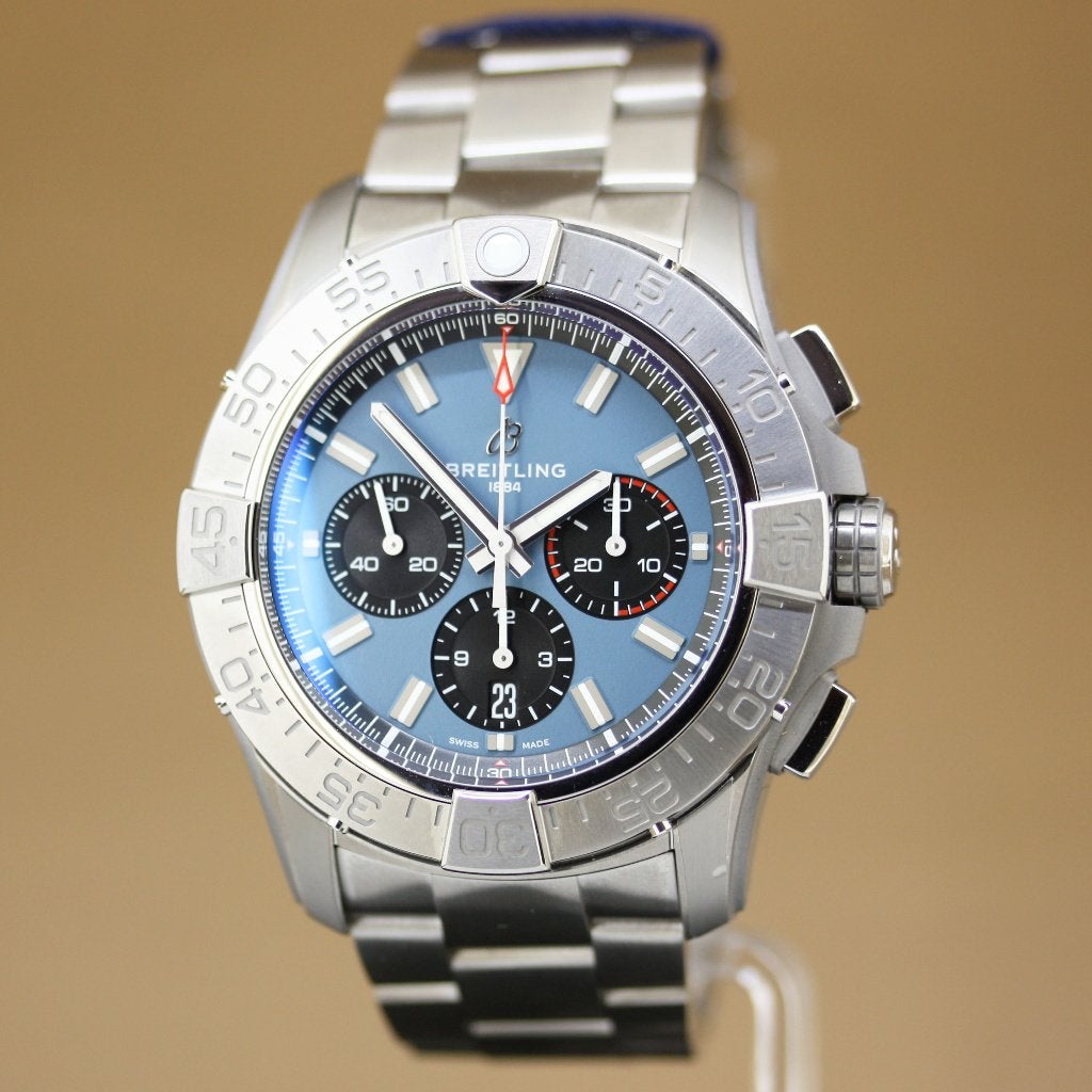 Breitling Super Avenger B01 Chron 46 EB0148 New., Overige materialen, Breitling, Polshorloge, Overige materialen