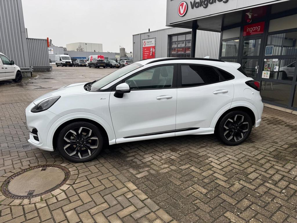 Ford Puma 1.0 EcoBoost Hybrid ST-Line X (bj 2020), Voorwielaandrijving, Euro 6, Leder en Stof, Wit