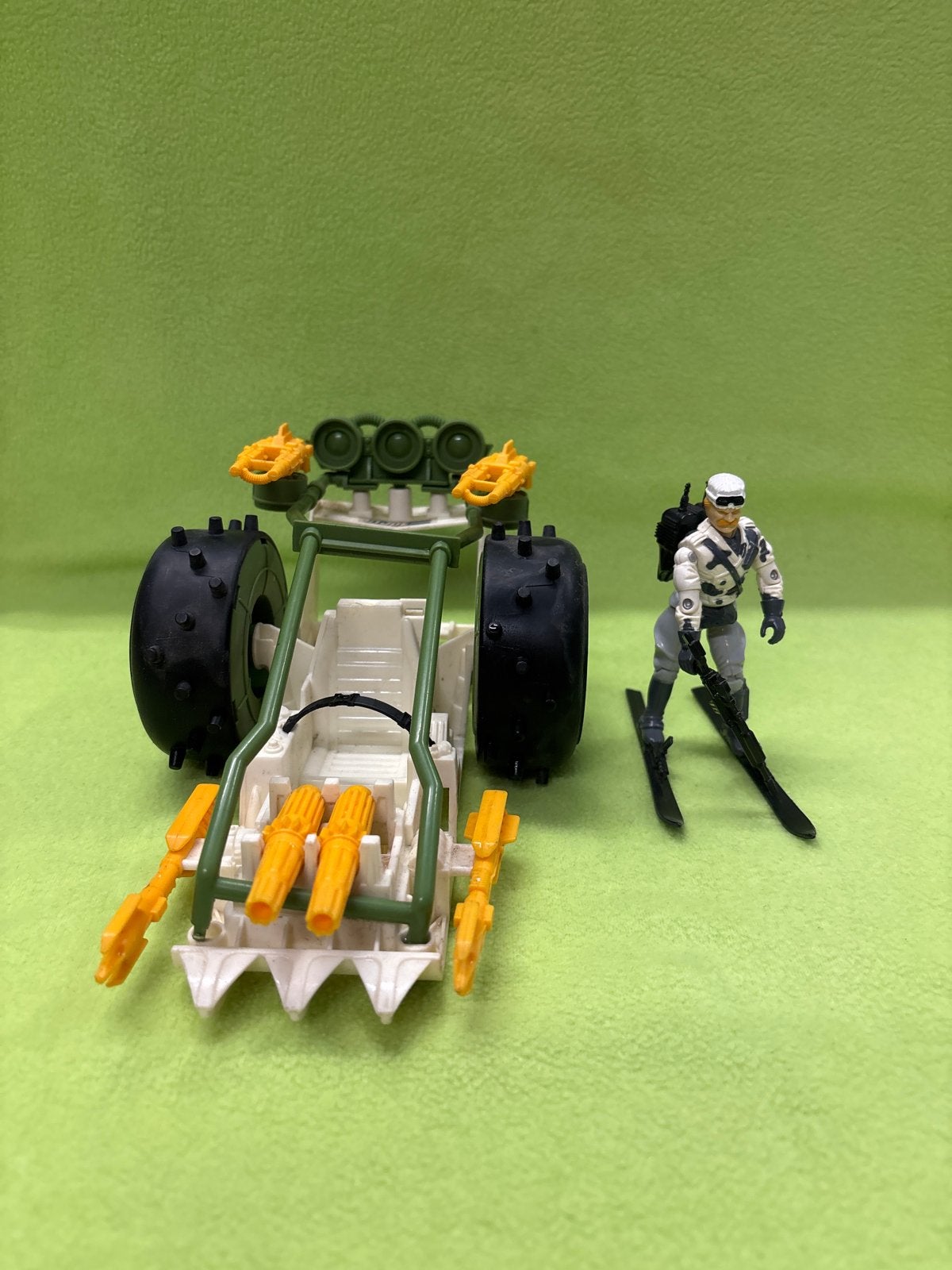 G.I. Joe Snow Cat met Driver Frostbite Actiefiguur, Ophalen of Verzenden, Gebruikt
