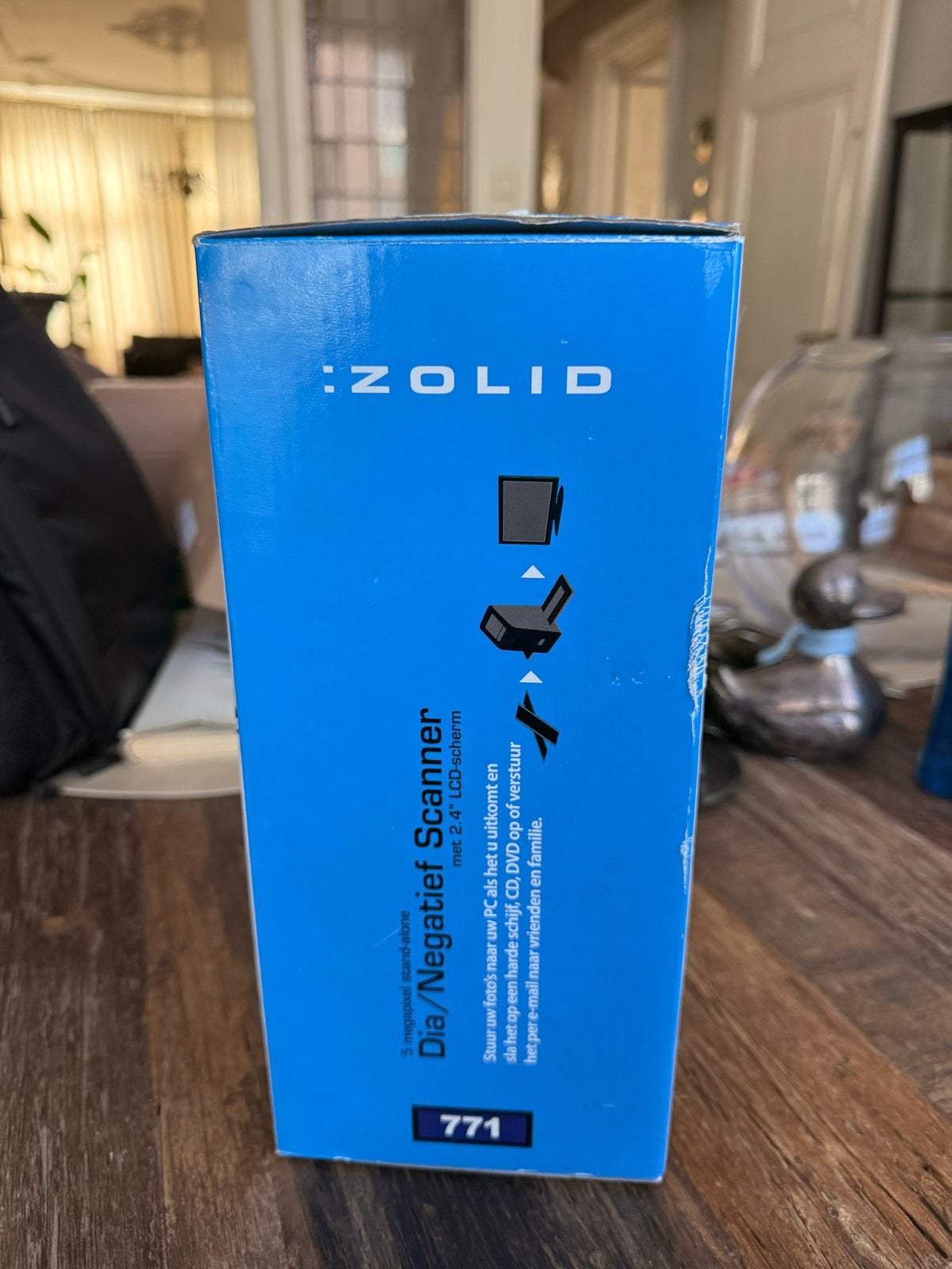 Zolid Dia/Negatief Scanner 5MP met 2.4" LCD-scherm, Ophalen of Verzenden, Nieuw, Diascanner, Windows