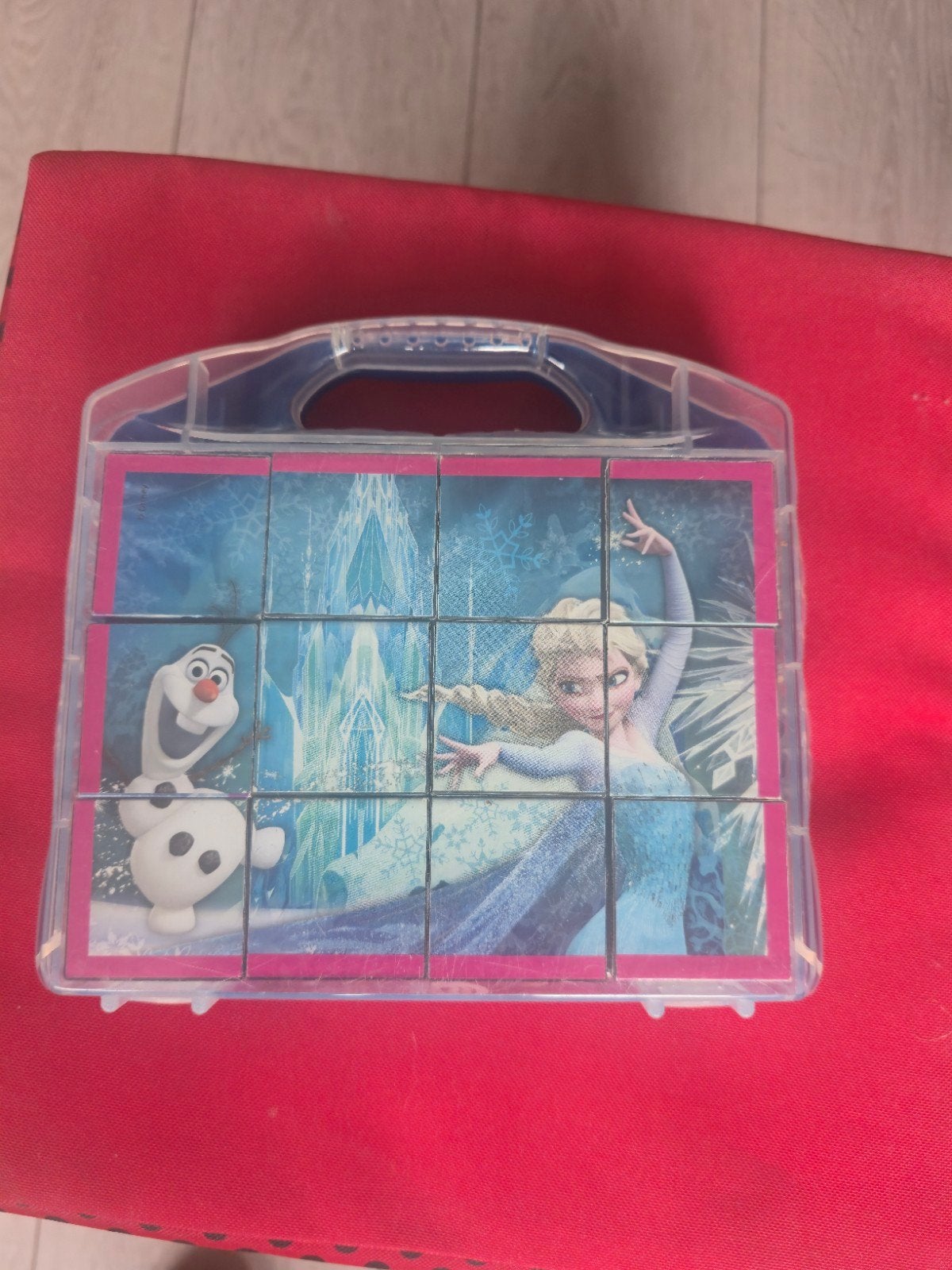 Frozen Schuifpuzzel met Elsa en Olaf, Kinderen en Baby's, Ophalen, Gebruikt, Meisje