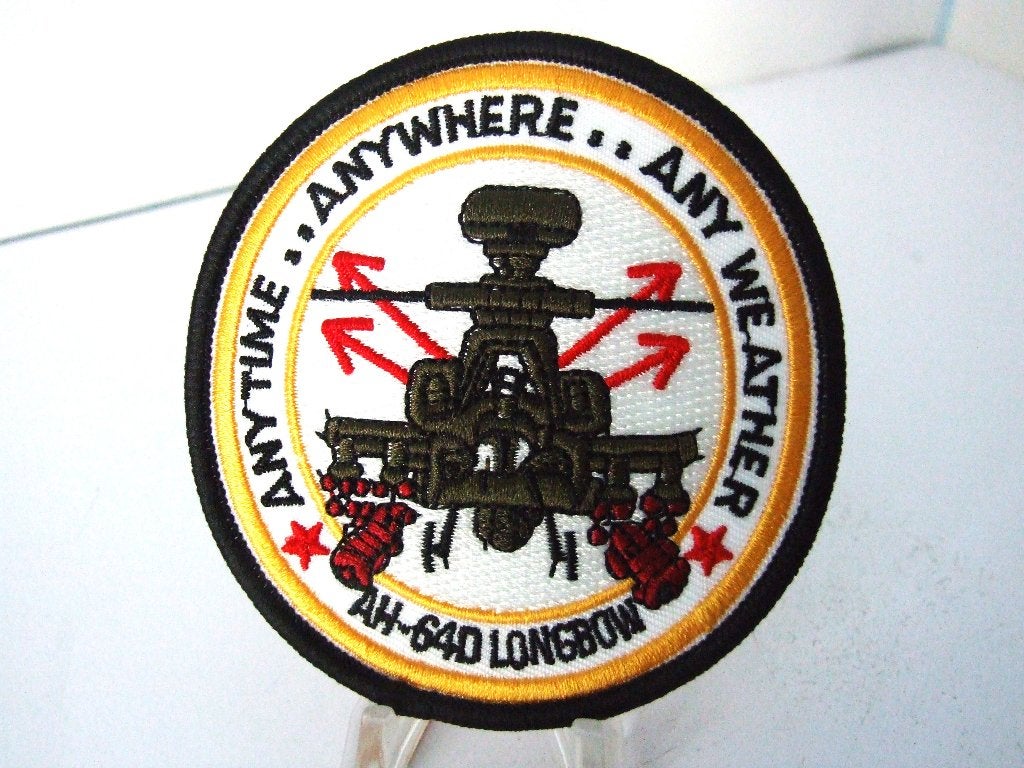 Embleem,Patch,US,Airforce,AH64D,Apache,Longbow, Verzenden, Luchtmacht, Amerika, Embleem of Badge