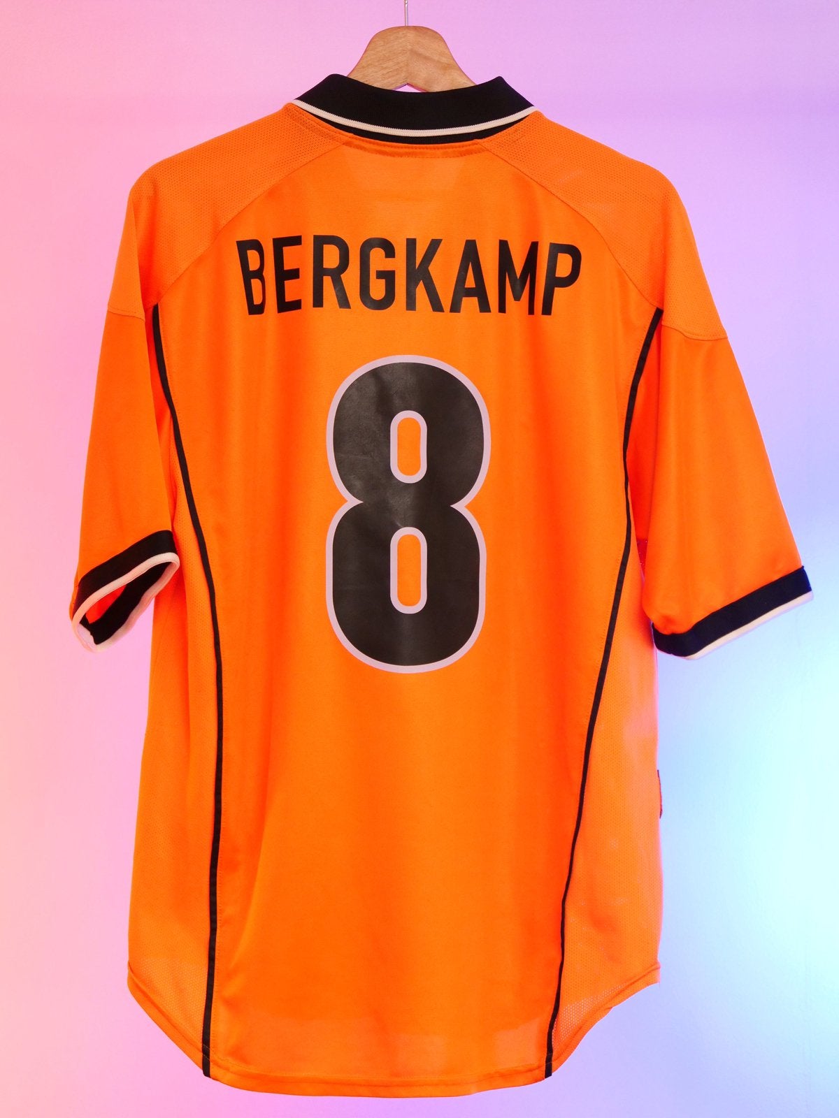 Nederland 1998 Bergkamp Thuisshirt M, Ophalen of Verzenden, Zo goed als nieuw, Shirt