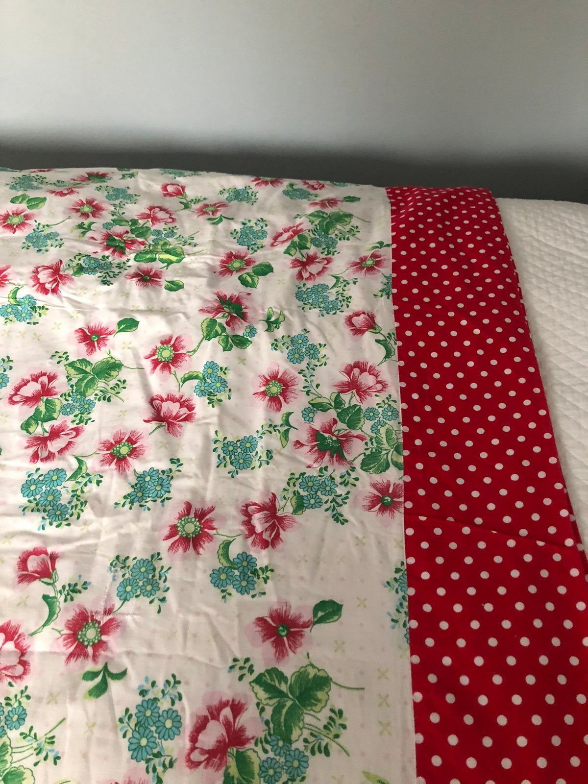 Groot tafellaken met bloemenprint, Ophalen of Verzenden, Gebruikt, Rechthoek