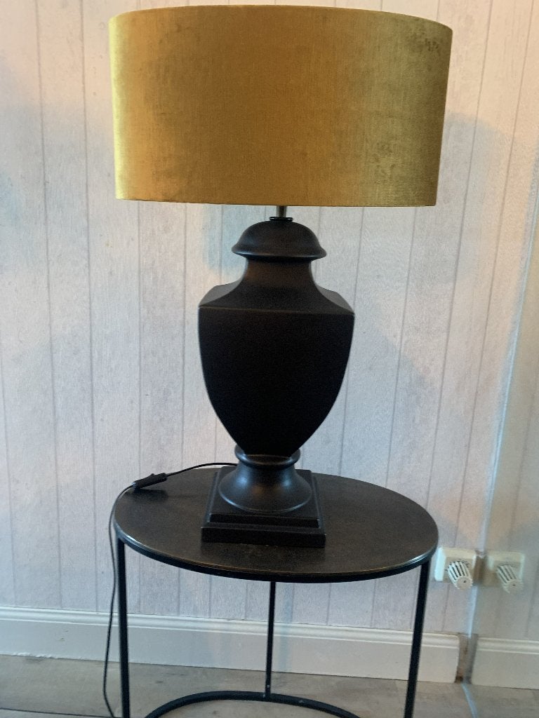 fraaie schemerlamp, Ophalen, Goud, 72 cm, Textiel