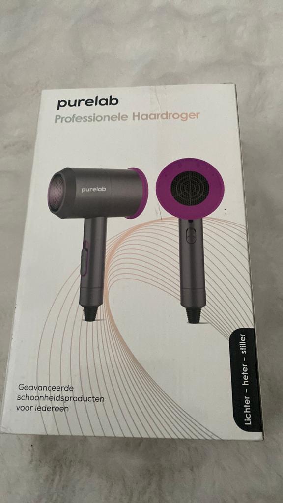 Haardroger Pure lab, Sieraden, Tassen en Uiterlijk, Ophalen of Verzenden, Nieuw, Föhn of Haardroger