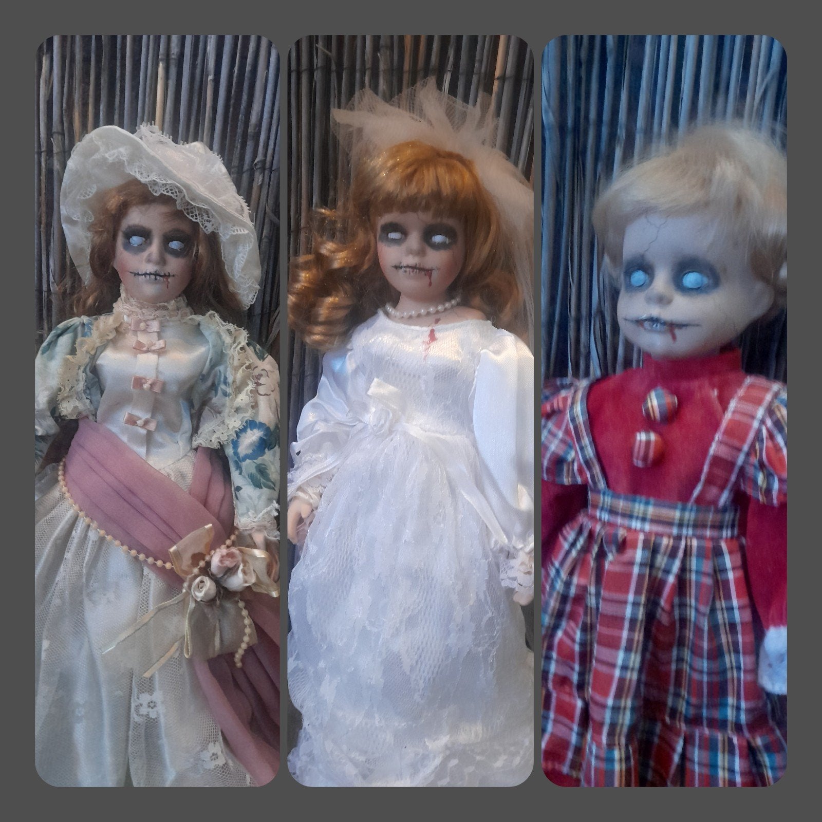 Creepy dolls, samen 25 euro, Ophalen of Verzenden, Gebruikt, Pop