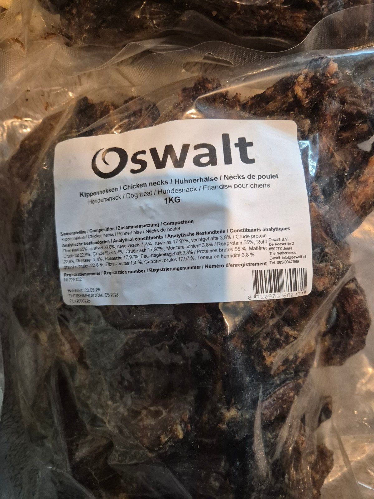 honden snacks. kippenpoten en nekken, Ophalen, Hond