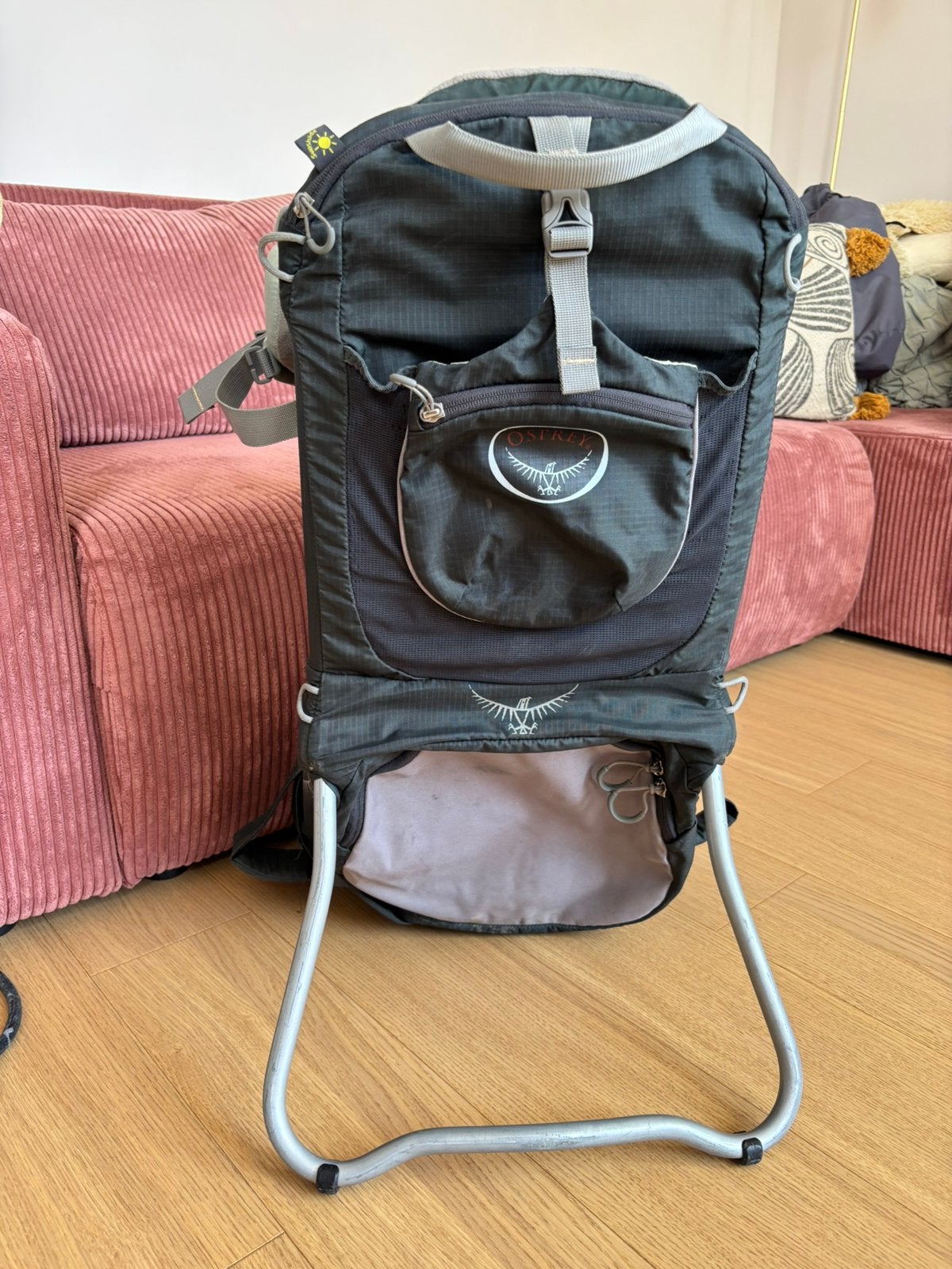 Osprey draagrugzak met zonneklep, Kinderen en Baby's, Babydragers en Draagdoeken, Gebruikt, Overige typen, Rug, Ophalen