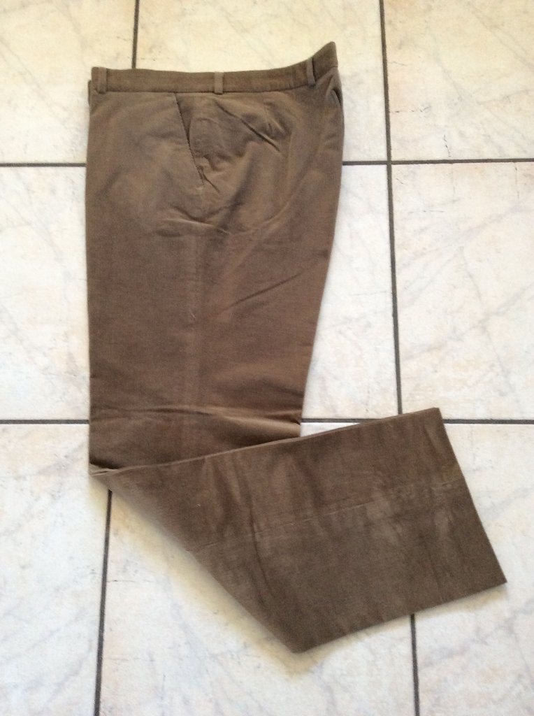 CORDUROY COMFORT STRETCH BROEK BEIGE RIBCORD mt. 58 NIEUW, Verzenden, Beige, COMFORT STRETCH, Maat 56/58 (XL)