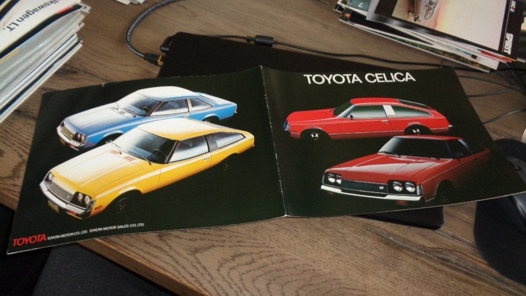 Zeldzame Folder TOYOTA CELICA, Verzenden, Zo goed als nieuw, Toyota
