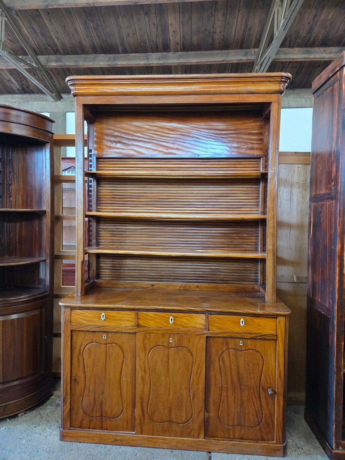 Prachtige boekenkast ~ buffetkast ~ wandkast ~ servieskast, Ophalen, Met deur(en), 200 cm of meer, 150 tot 200 cm