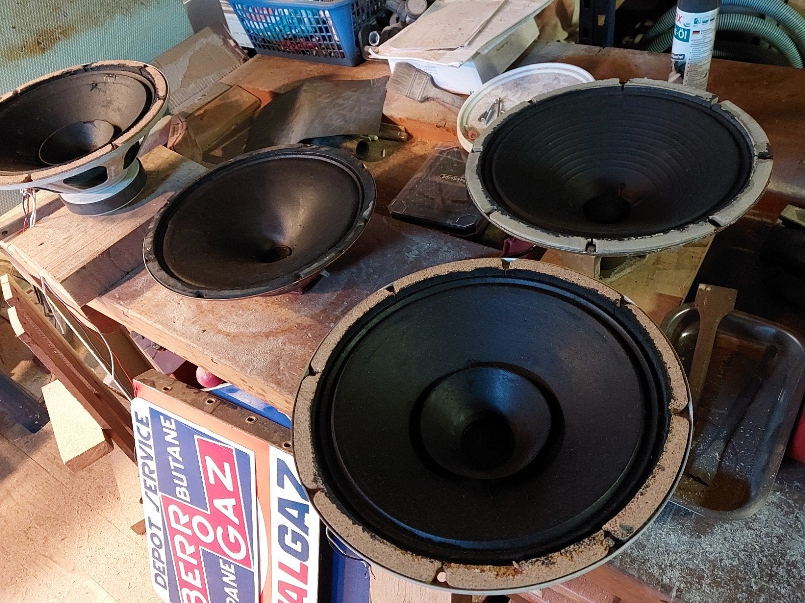 Philips AD 5200M Vintage Luidspreker Drivers, Ophalen, Gebruikt, Overige typen, Philips