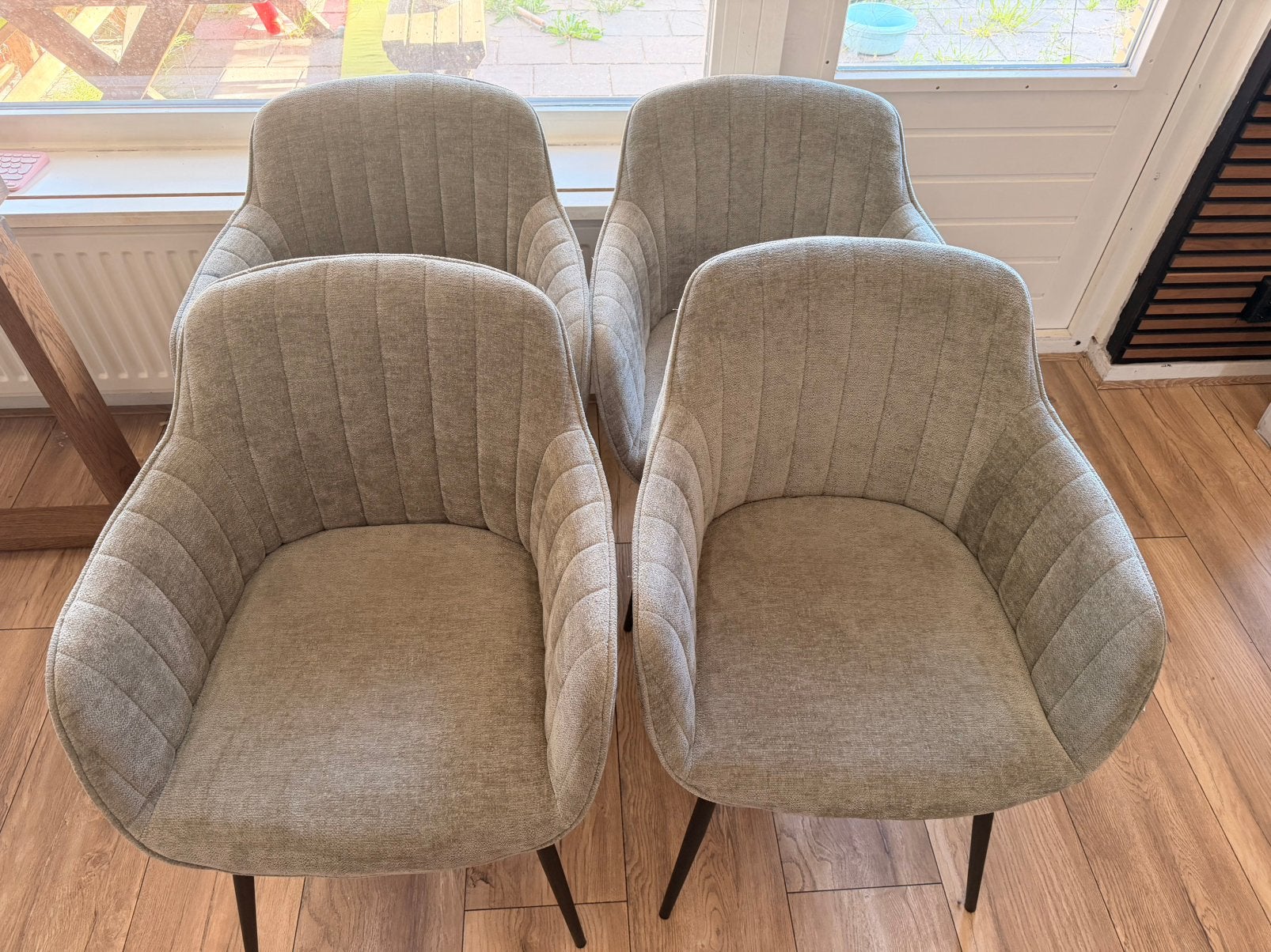 4x eetkamer stoelen, Ophalen, Zo goed als nieuw, Overige kleuren, Vier