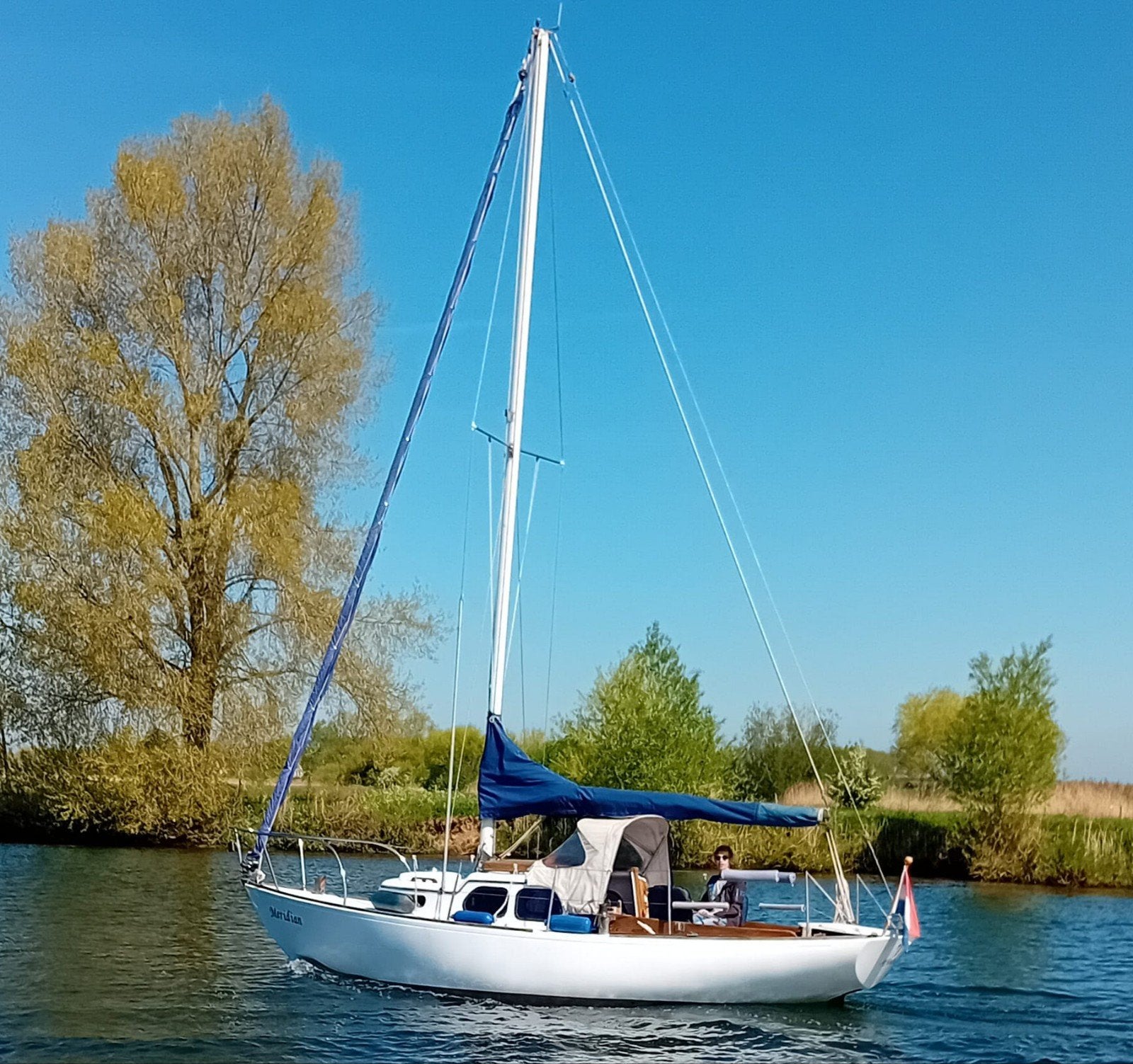 Meridian 25 Zeilboot, Ophalen of Verzenden, Aluminium