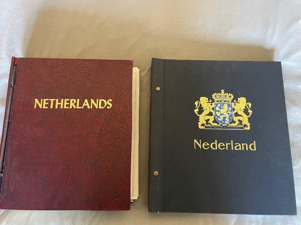 2 DAVO postzegelalbums met Nederlandse gebruikte postzegels, Ophalen, T/m 1940, Gestempeld