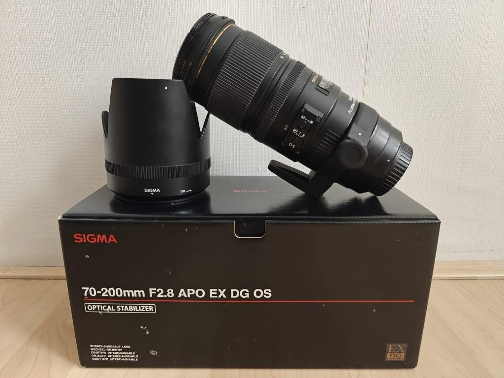 Sigma 70-200 F2.8 APO EX DG OS - voor Canon, Audio, Tv en Foto, Fotografie | Lenzen en Objectieven, Ophalen, Zo goed als nieuw