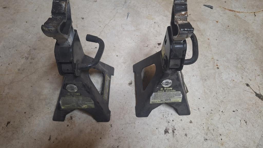 Omega 3 Ton Jack Stands - Set van 2, Ophalen