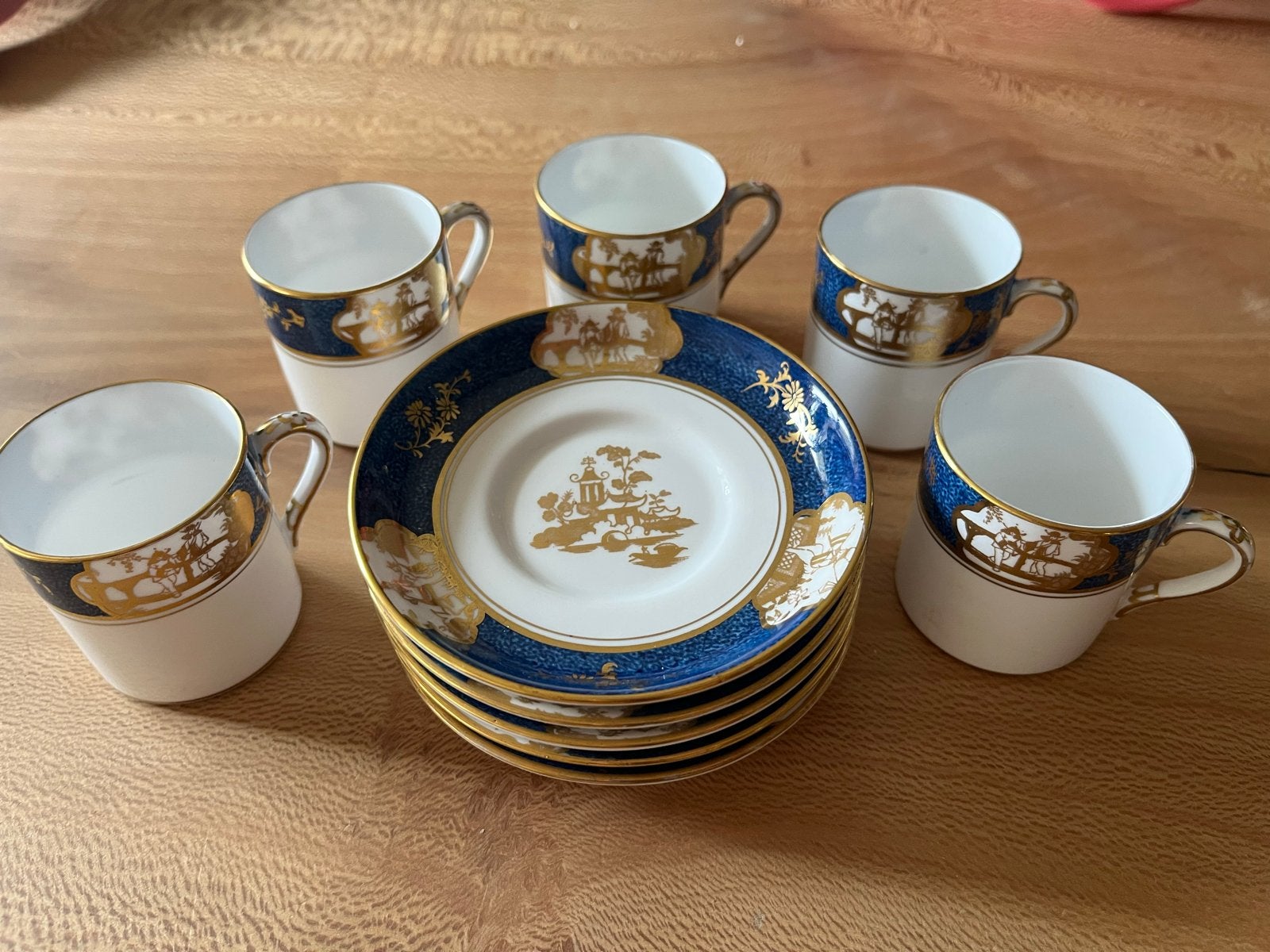 Oud Engels porseleinen servies - Tuscan China, Ophalen of Verzenden