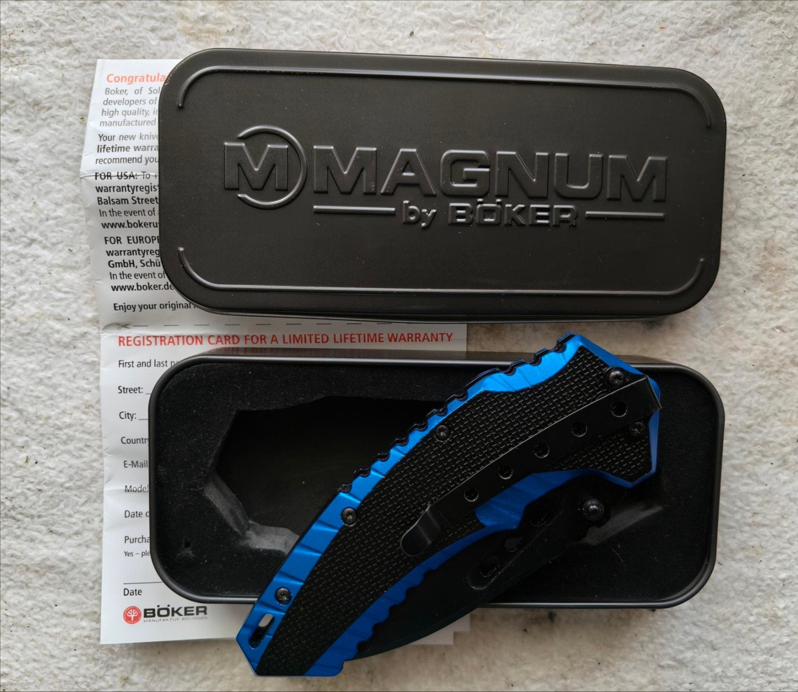 Magnum boker zakmes 20 cm, Ophalen of Verzenden, Switch