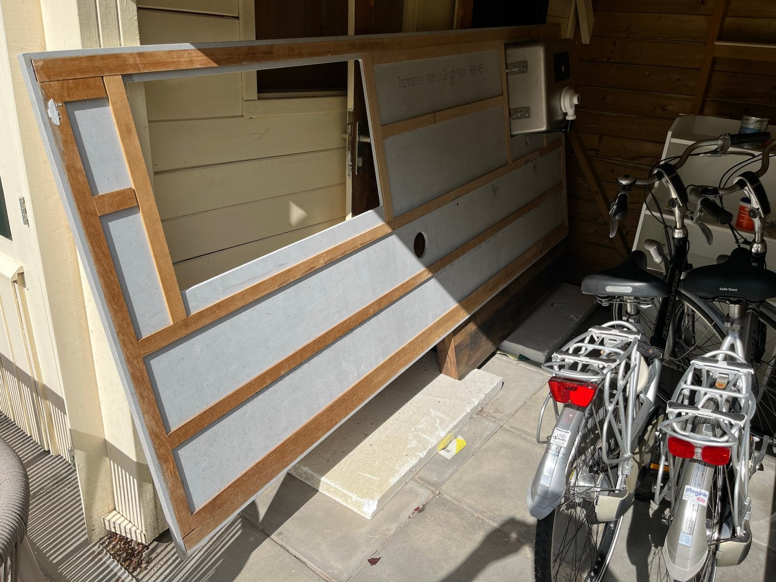 Technistone keukenblad, 283,6x117,7 cm - gratis af te halen, Ophalen, Steen/keramiek, Grijs, Overige merken