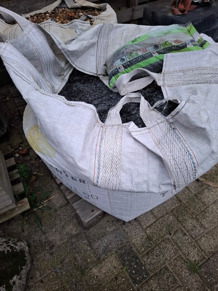 Basalt split, Ophalen, Nieuw, Antraciet, Split