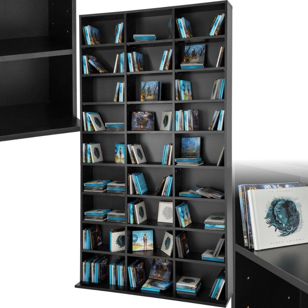 Tectake Open kastenwand voor cd's, dvd's en Blurays, Ophalen, Nieuw in verpakking