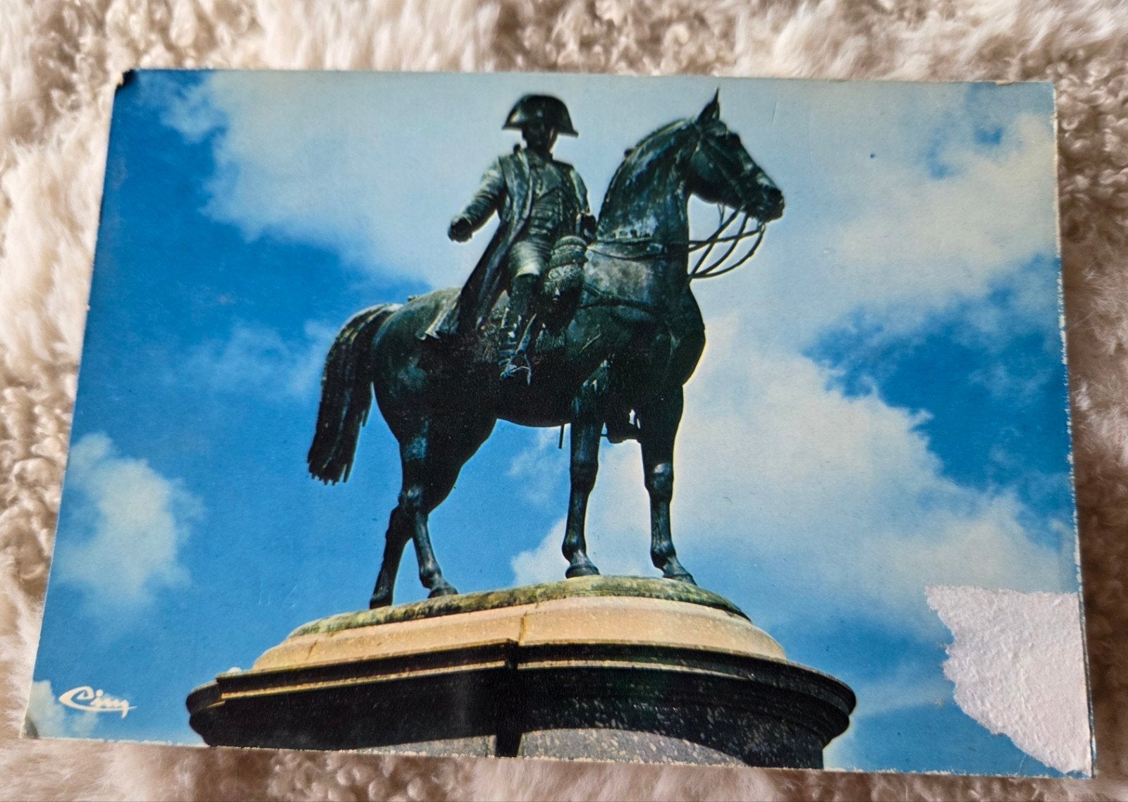 Het ruiterstandbeeld van Napoleon - Place Napoleon, Verzenden, 1980 tot heden, Gelopen, Overige thema's