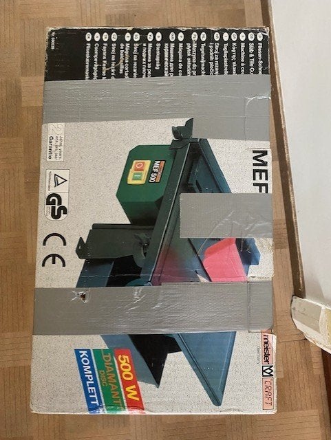 Te koop: Elektrische Tegelsnijder, Verzenden, Gebruikt