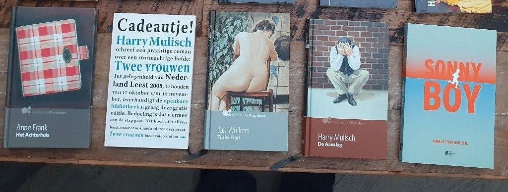 Boekenreeks Nederlandse literatuur o.a. Mulisch, Gelezen, Mulisch, Wolkers, van Zijl en het Achterhuis van Anne Frank., Ophalen of Verzenden