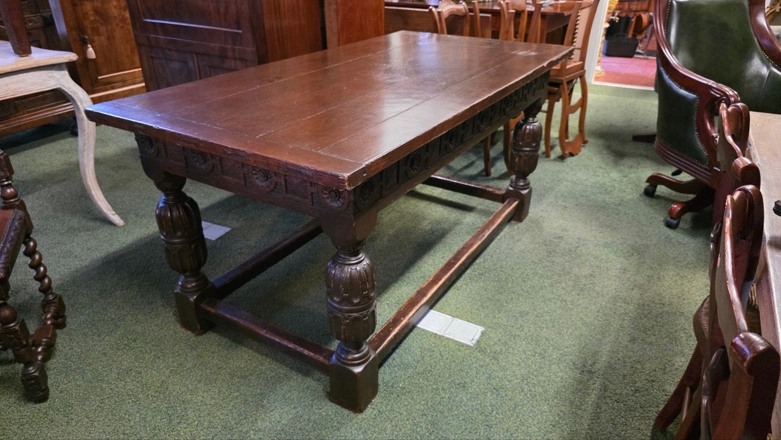 subliem mooie Engelse antieke refectory tafel, Antiek en Kunst, Ophalen